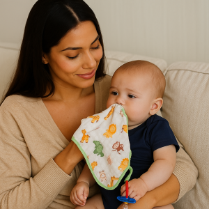 Kit 2 Toalhas Pano de Boca Bebê Soft