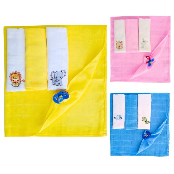 Fralda Pano de Ombro Bordada