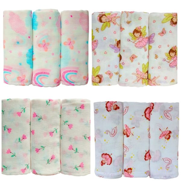 Fralda Pano Ombro Estampada 100% Algodão