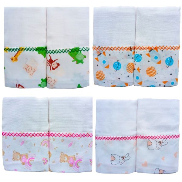 Toalha Fralda Bebe Maternidade 2 Unidades