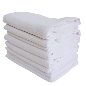 Fralda Pano de Ombro 100% Algodão Grande Branca