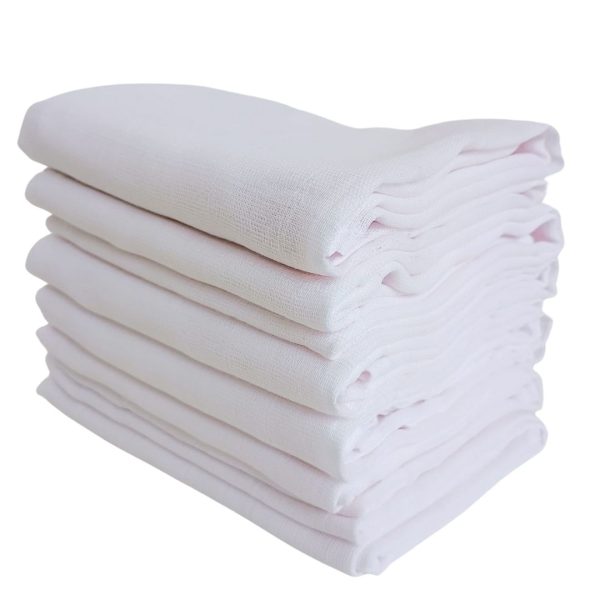 Fralda Pano de Ombro 100% Algodão Grande Branca
