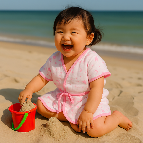 Roupão Banho Infantil Menina