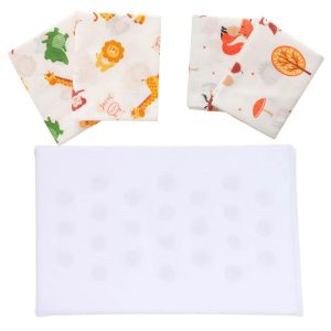 Travesseiro De Bebe Antissofocante De Berço C/ Furos + 2 Fronhas