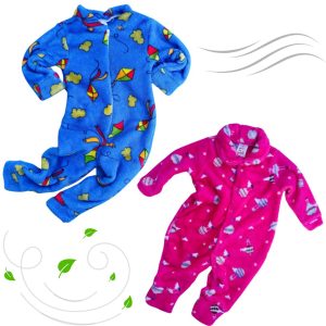 Kit 2 Macacão Bebê Inverno Soft Quentinho P Ao 3