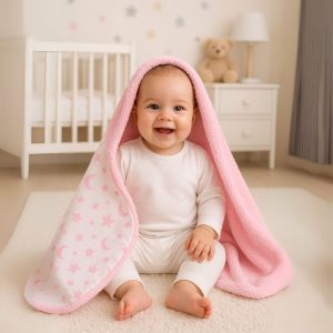 Manta Para Bebê Dupla face Cobertor Quentinho