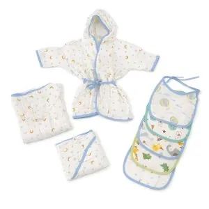 Kit Banho + Babador: 8 peças