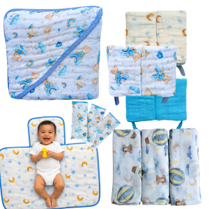 Kit Essencial do Dia a Dia do Bebê: 14 peças